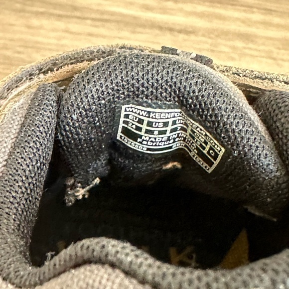 KEEN TODDLER NEWPORT SHOE GREY BLUE SIZE 8 - Picture 6 of 8